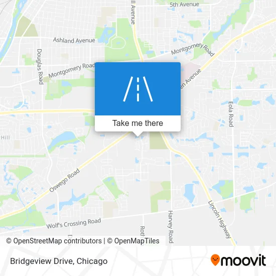 Bridgeview Drive map