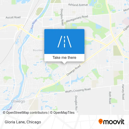 Gloria Lane map