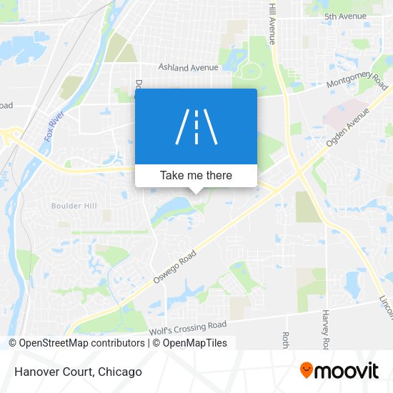 Mapa de Hanover Court