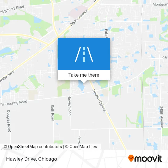 Hawley Drive map