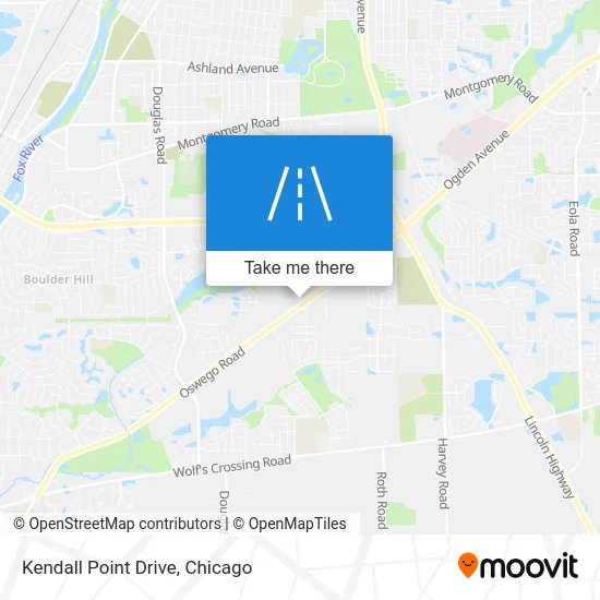Kendall Point Drive map