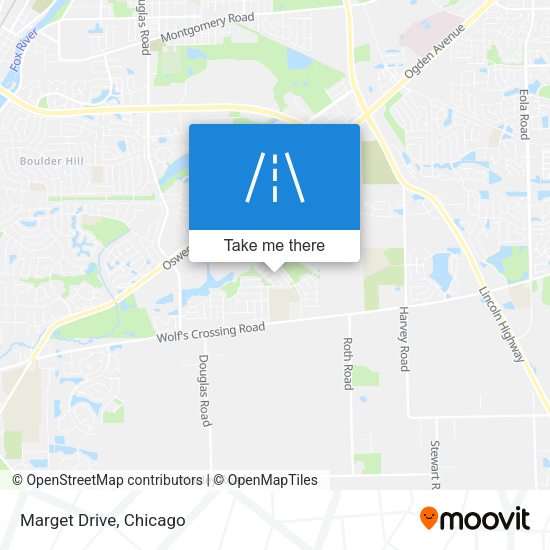 Marget Drive map