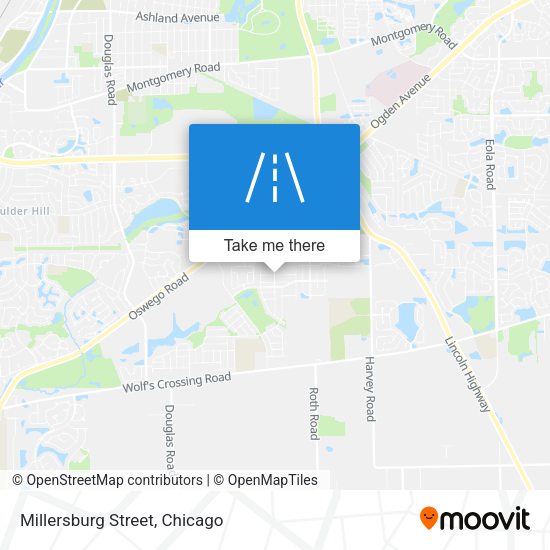 Mapa de Millersburg Street