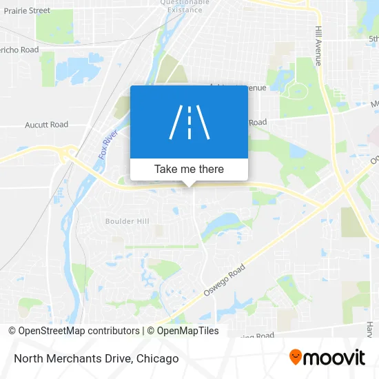 North Merchants Drive map
