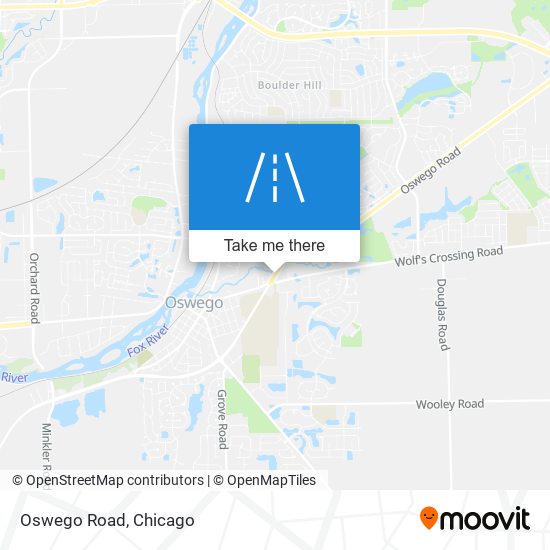 Oswego Road map