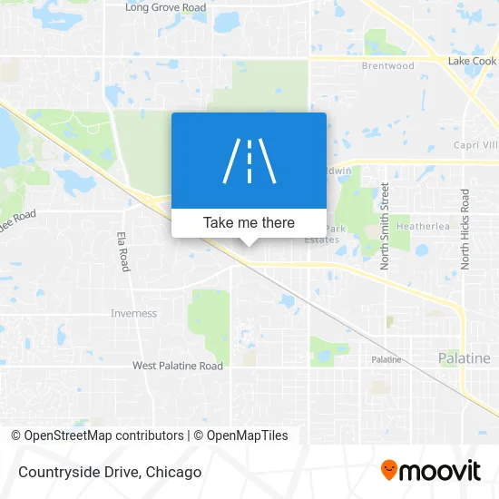 Countryside Drive map