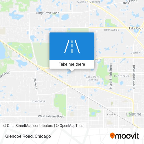 Mapa de Glencoe Road