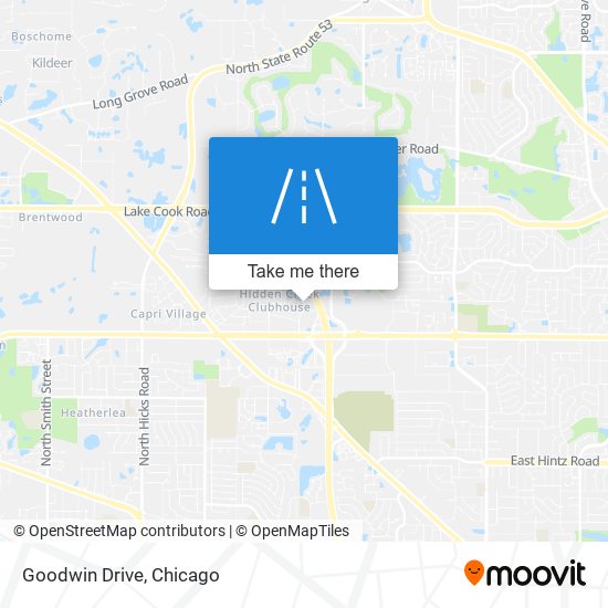 Mapa de Goodwin Drive