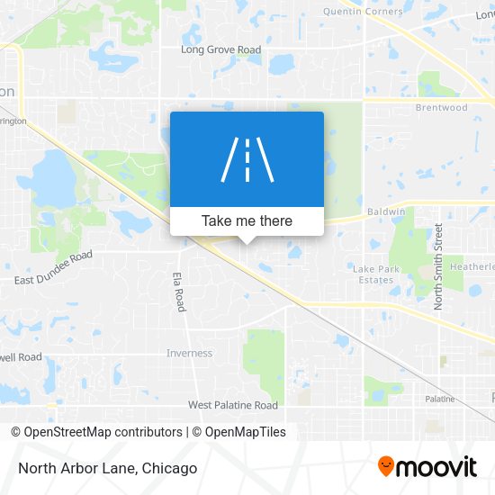 Mapa de North Arbor Lane