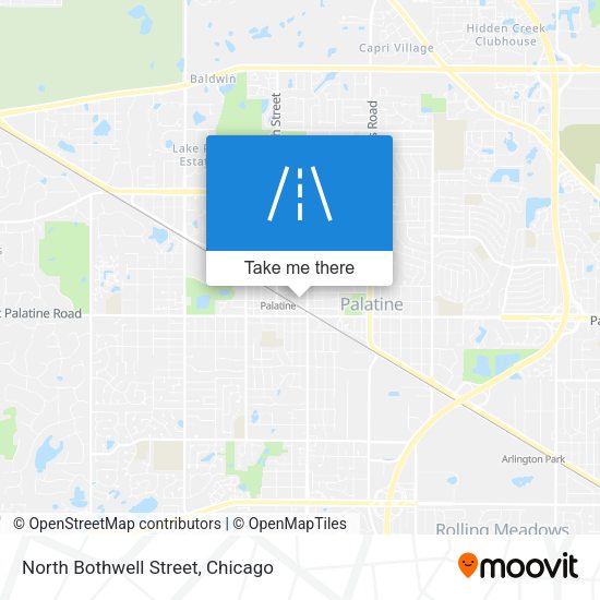 North Bothwell Street map