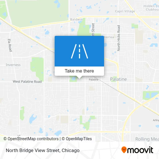 North Bridge View Street map