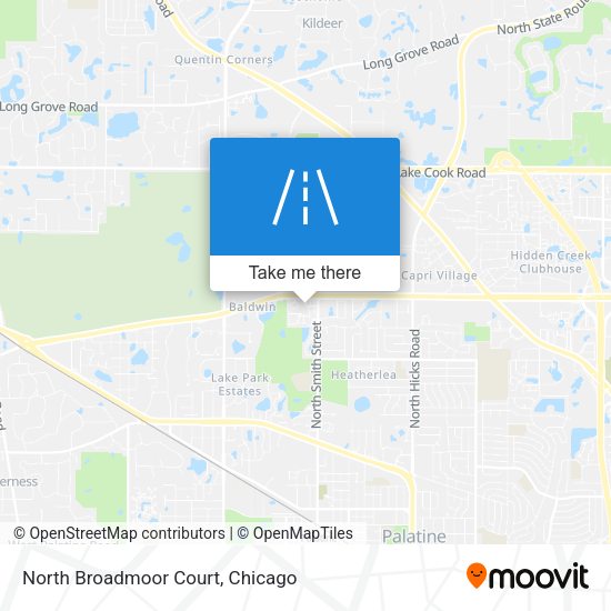 North Broadmoor Court map