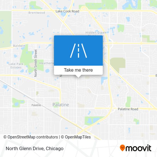 Mapa de North Glenn Drive