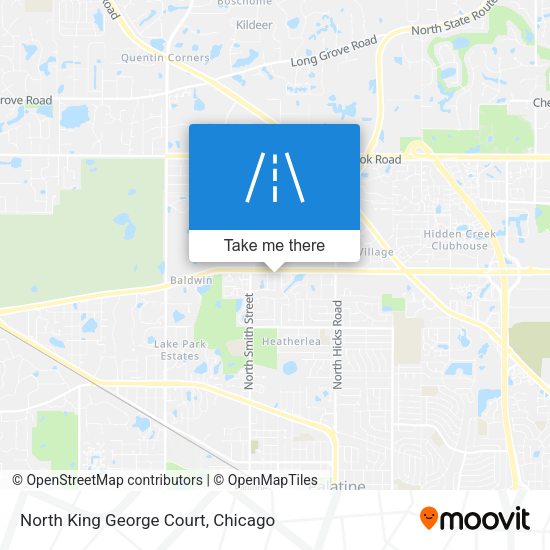 North King George Court map