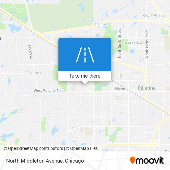 Mapa de North Middleton Avenue