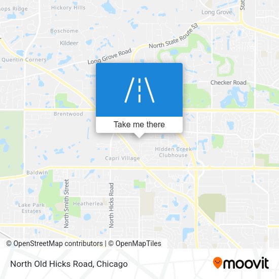 Mapa de North Old Hicks Road