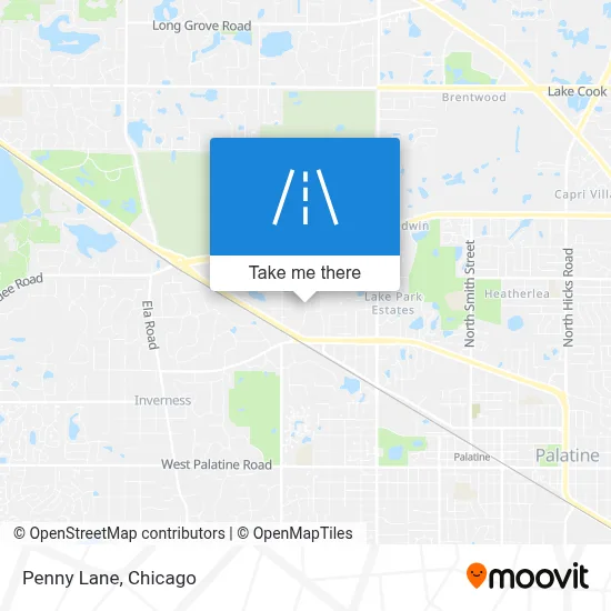 Penny Lane map