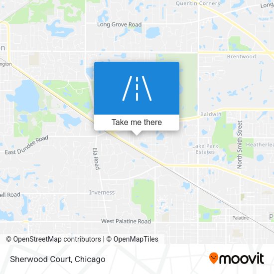Mapa de Sherwood Court