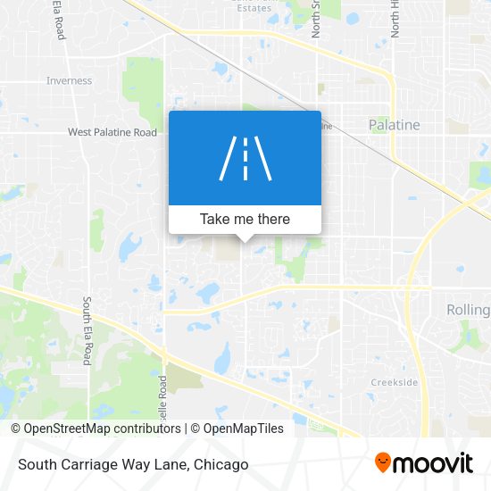 South Carriage Way Lane map