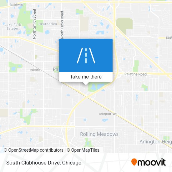 Mapa de South Clubhouse Drive