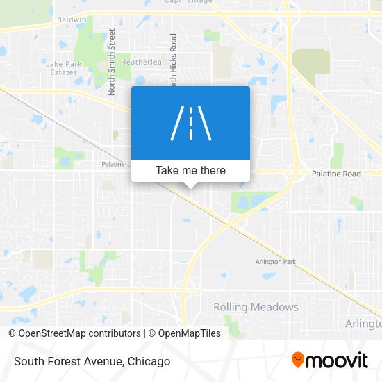 Mapa de South Forest Avenue