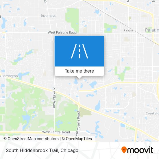 Mapa de South Hiddenbrook Trail
