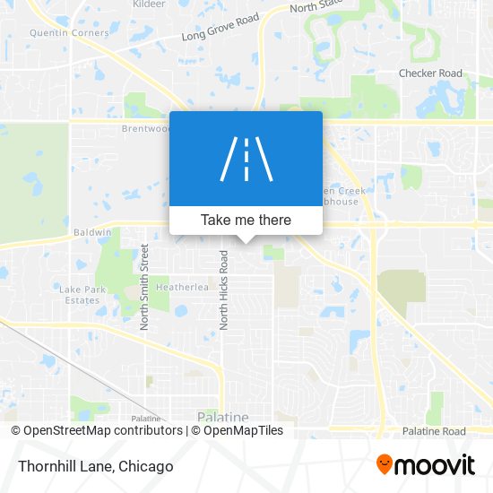 Thornhill Lane map