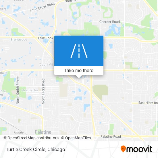 Mapa de Turtle Creek Circle