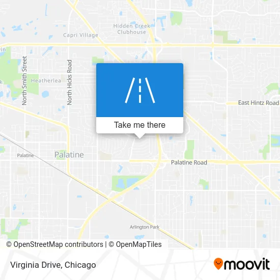 Virginia Drive map