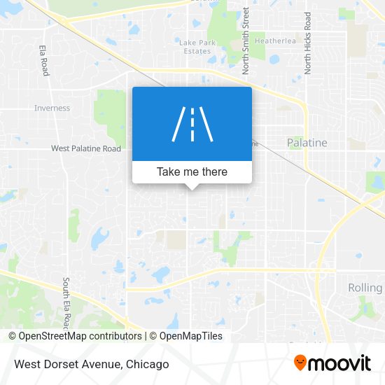 Mapa de West Dorset Avenue