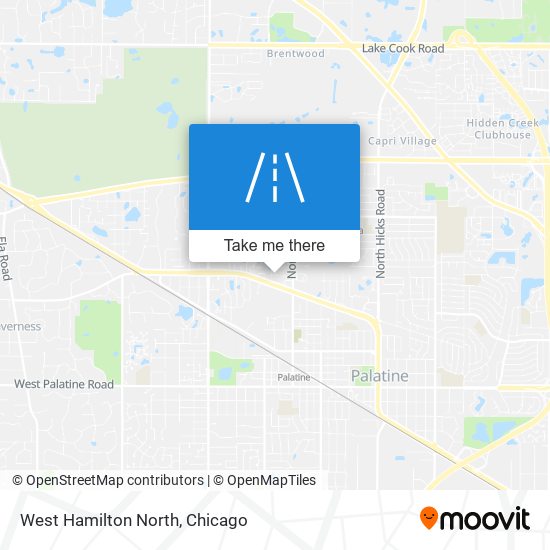 West Hamilton North map