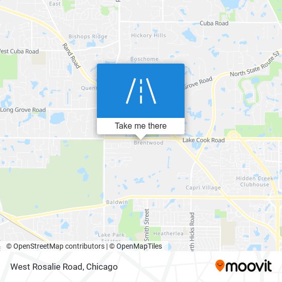 Mapa de West Rosalie Road