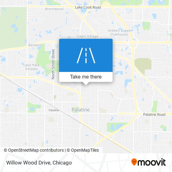 Willow Wood Drive map