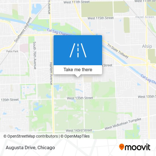 Augusta Drive map