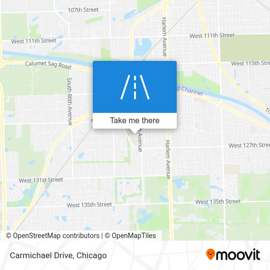 Carmichael Drive map