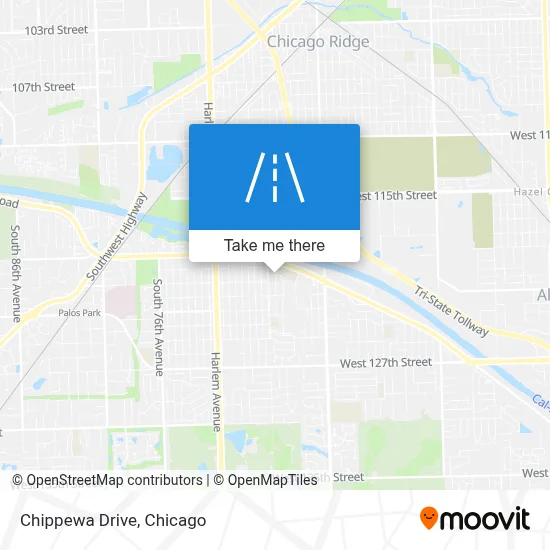 Chippewa Drive map