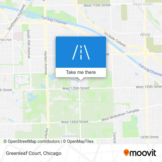 Greenleaf Court map
