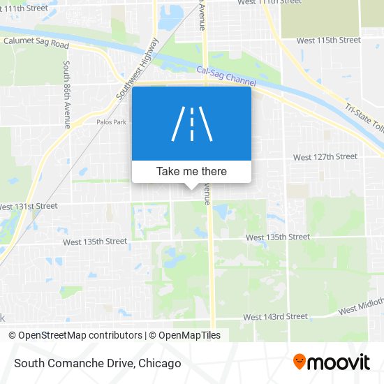 Mapa de South Comanche Drive