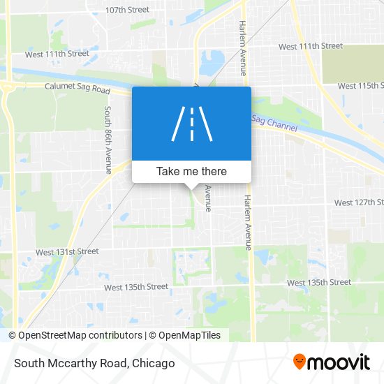 South Mccarthy Road map