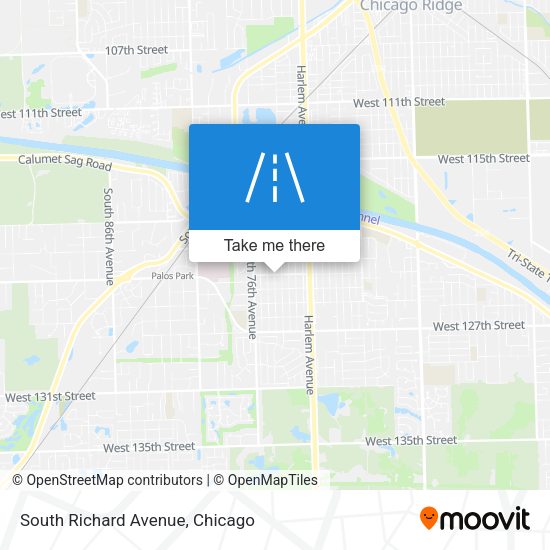 Mapa de South Richard Avenue