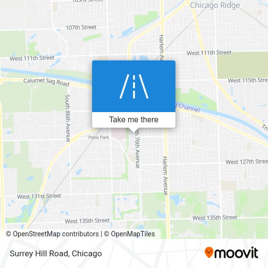 Mapa de Surrey Hill Road