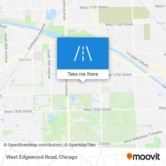 West Edgewood Road map