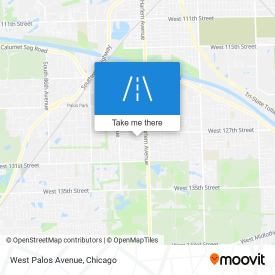 West Palos Avenue map
