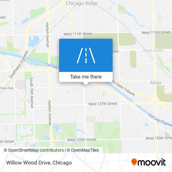 Mapa de Willow Wood Drive