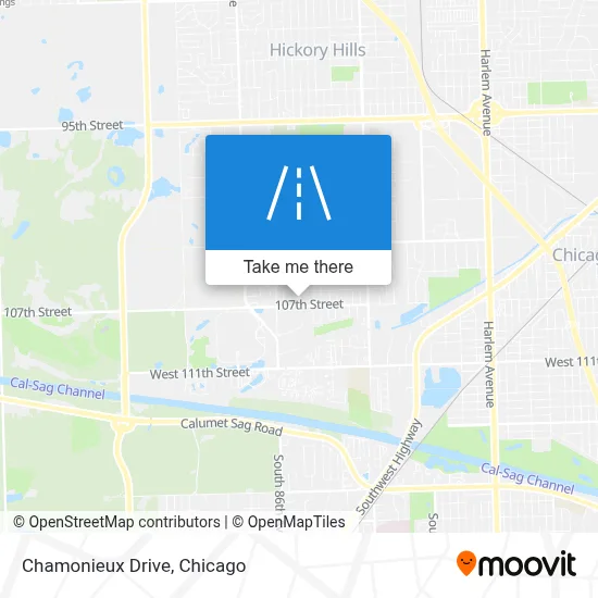Chamonieux Drive map