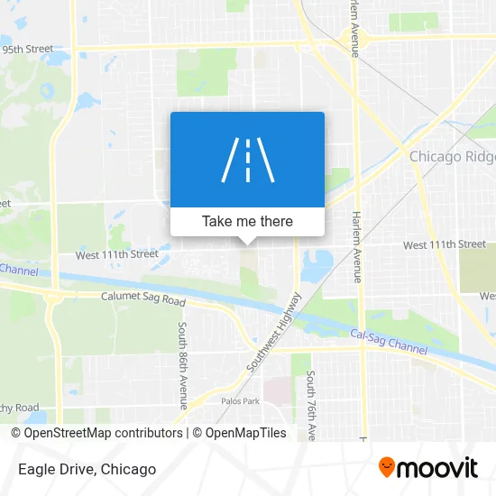 Eagle Drive map