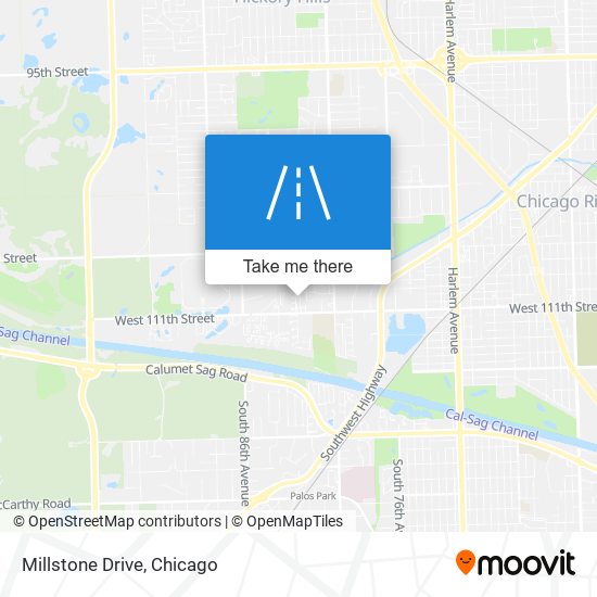 Millstone Drive map