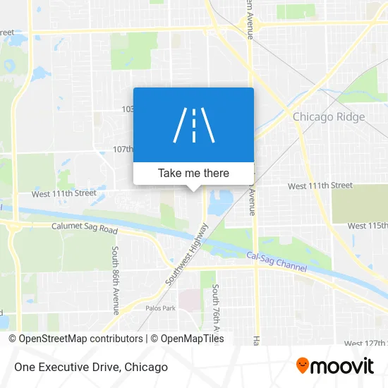 One Executive Drive map