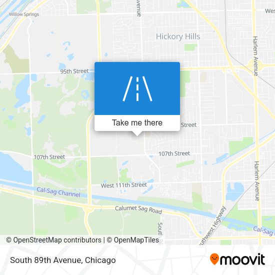 Mapa de South 89th Avenue