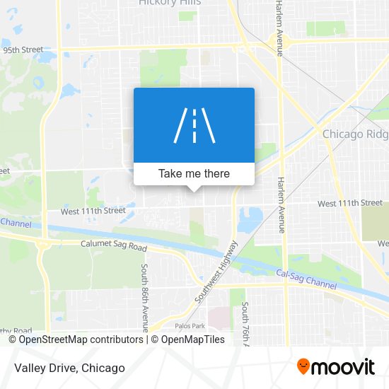 Mapa de Valley Drive